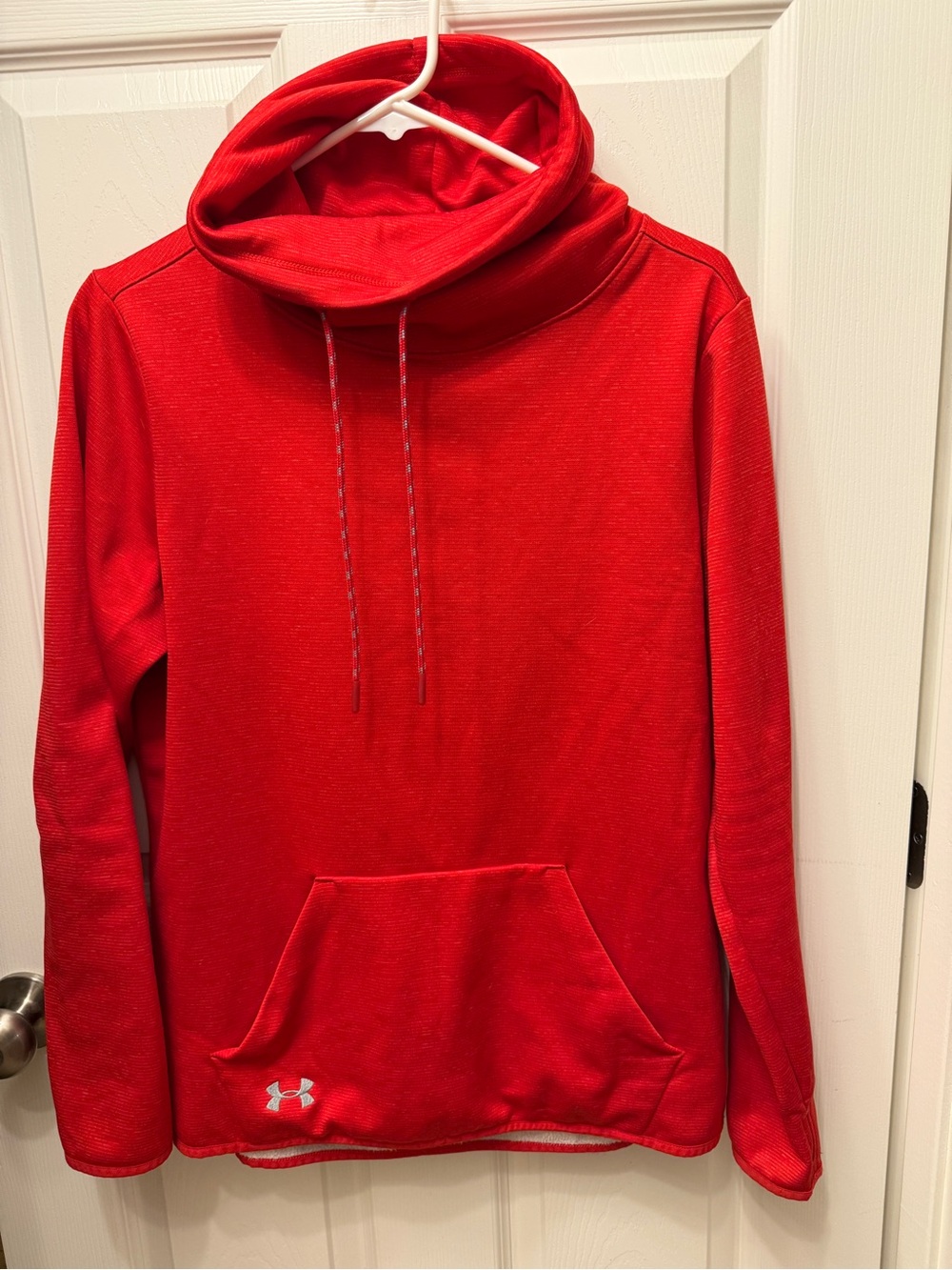 Women’s Under Armour Red Cowl-Neck Pullover
